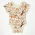 Organic Cotton Short Sleeve Baby Bodysuit, Ryder Organic Earthy Clothing